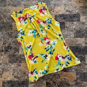 Rose + Olive Floral Tank